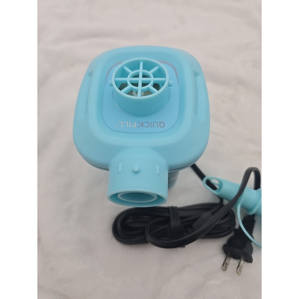 Intex Quick Fill Ac Electric Air Compressor Pump Inflator‎ 110-120 Volt Blue New